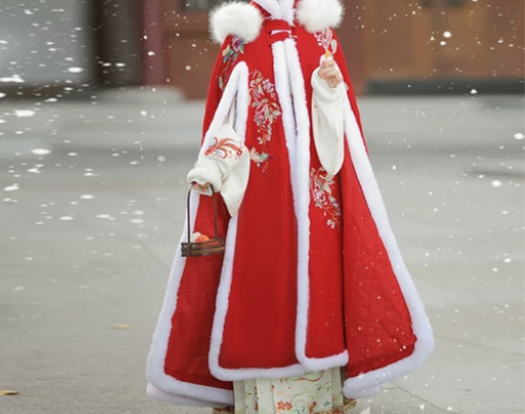 裳云兮汉服 原创鹊翔 女加绒加厚可拆卸刺绣...