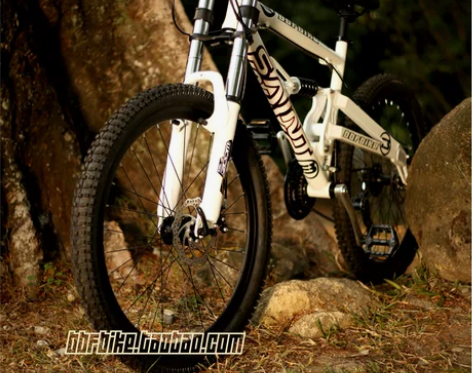 自行车 山地车DH软尾变速降冲山越野赛车双...