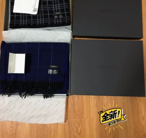 劲霸男士羊毛围巾，100%羊毛，全新，黑色...