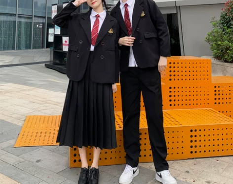 初中生班服秋季套装学生西装校服学院风高中生...