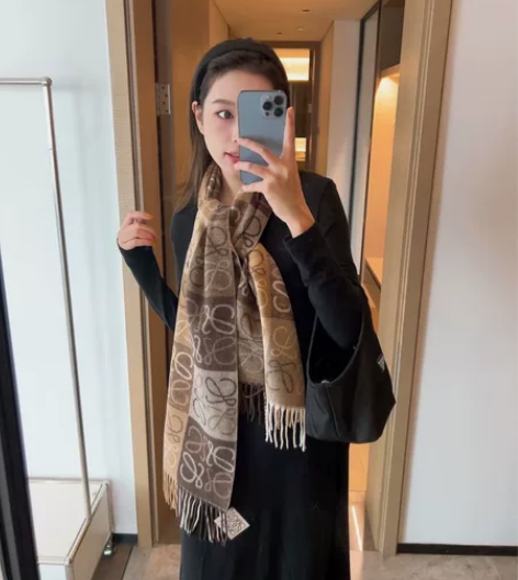 全新羊绒围巾双面围巾保暖不扎手 仿羊绒面料...