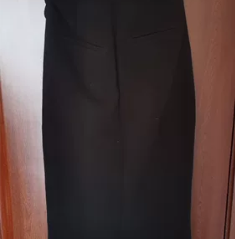 黑色A字裙正装女士半裙 修身气质款