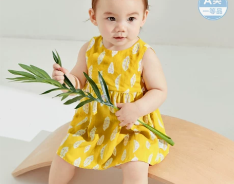 巴拉巴拉宝宝公主裙女童连衣裙夏婴儿裙子洋气...