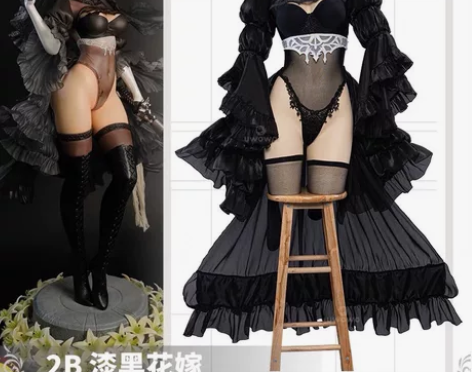 现货Uwowo悠窝窝尼尔机械纪元2b黑婚纱...