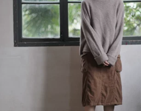 封面是花-细条灯芯绒 立体贴袋 工装风 …...