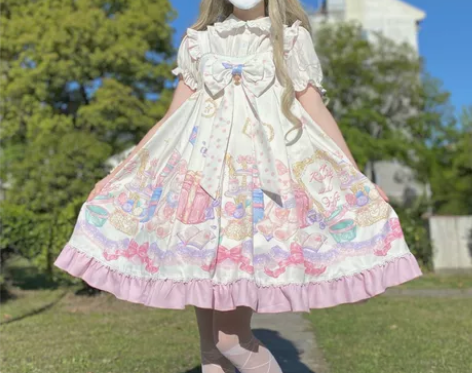 韩菇凉家名媛派对jsk 仅试衣 爽快送小礼...