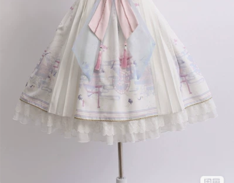 鹤归来lolita  单jsk跟蝴蝶结  ...
