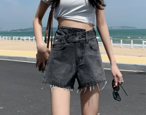 【狂暑价】牛仔短裤女2020夏季新款超高腰...