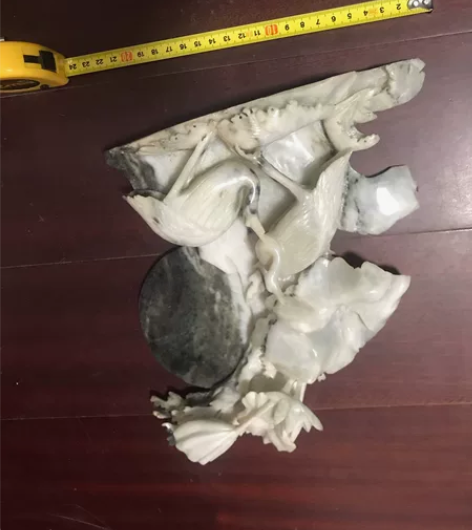 河南南阳玉雕摆件，转让识货人。20多年前作...