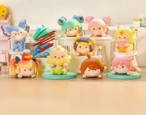 端盒收 TOPTOY潮玩盲盒王者荣耀胖胖系...