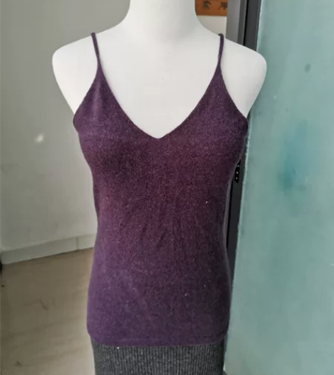 全新女士羊绒衫羊绒吊带背心打底吊带羊绒吊带...