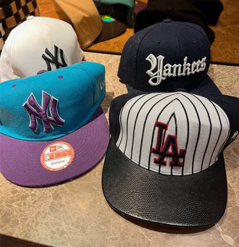 新款韩国MLB棒球帽男女帽子ny条纹拼色经...