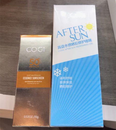 高资防晒修复啫喱 正品 全新未拆 40包邮