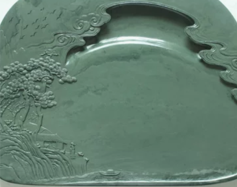 凯利洮砚坐看云起时 水泉湾老坑精品云水...