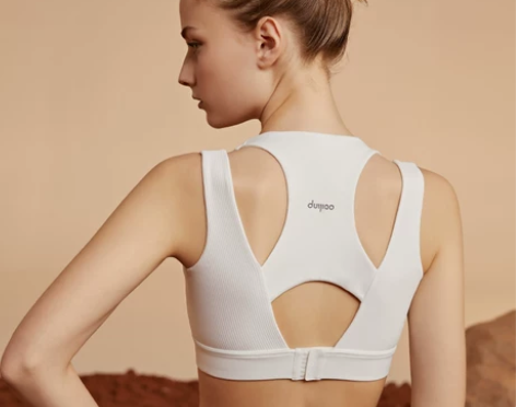 对焦运动衣女防震跑步大胸收副乳高强度健身工...