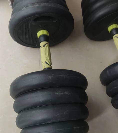 哑铃男士健身家用器材杠铃宿舍亚玲一对可调节...