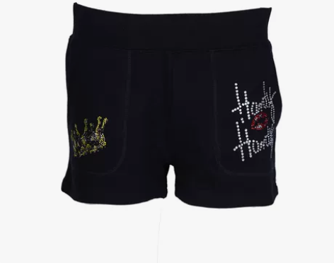 HARDY HARDY女式短裤 水钻字母L...