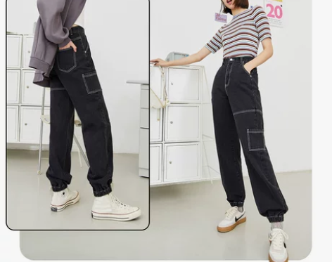 ?VeroModa秋装新款显瘦百搭黑色老爹...