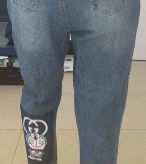 萝卜裤 牛仔裤 无暇 适合 130斤以下 ...