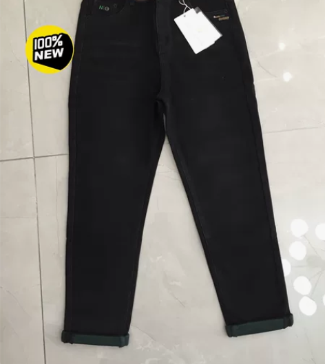 植绒长裤,女,31码,弹力时尚微垮休闲植绒...