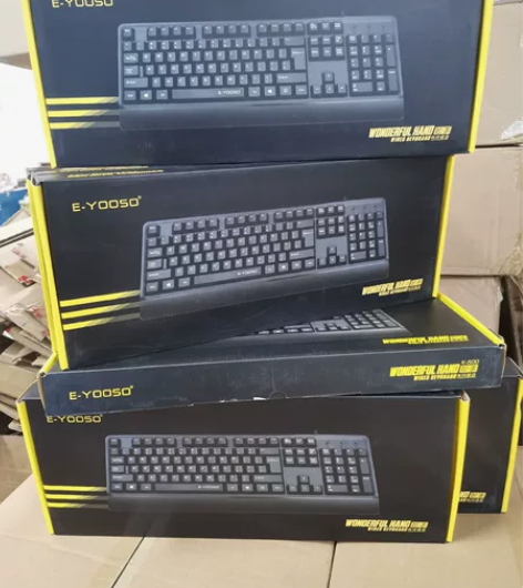 全新正品E元素K-500有线键盘电脑USB...