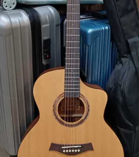 之前一时兴起想学吉他就冲动买了，买回来学了...