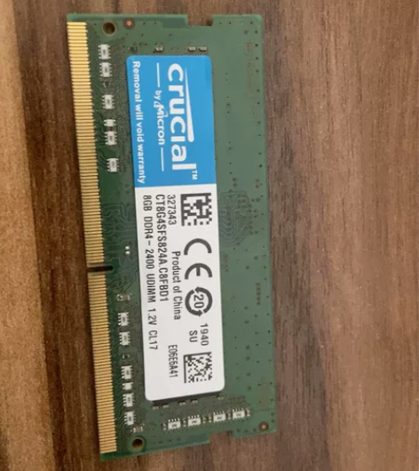 英睿达 四代8G 2400,自己电脑拆下的...