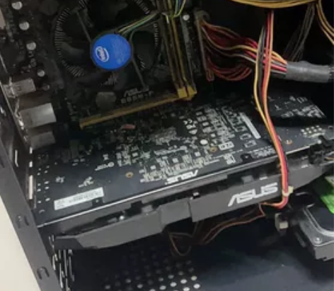 华硕B85主板i5 4590cpu 散热风...