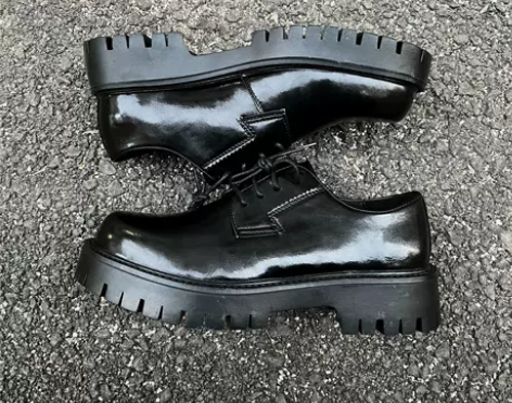 kenijima同款vibe风德比皮鞋（平...