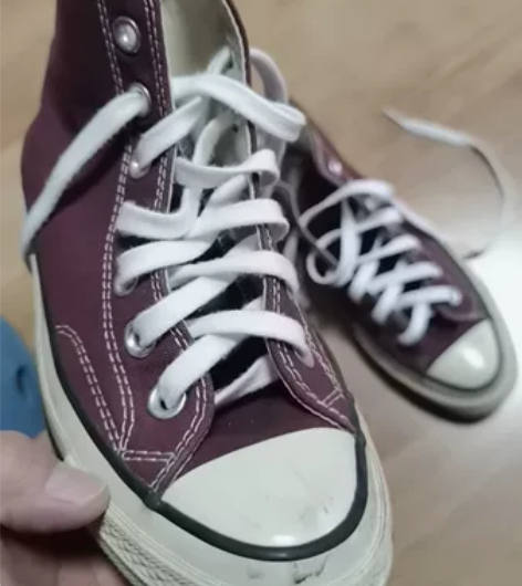 匡威converse女款高帮板鞋  得物购...