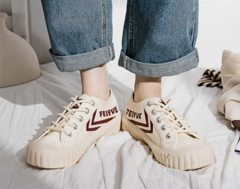 【99划算价】feiyue飞跃鞋女复古饼干...