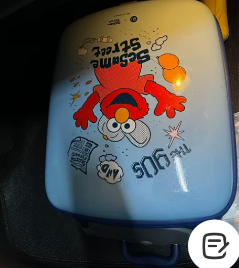 芝麻街联名20寸 可登机旅行箱90分拉杆箱...