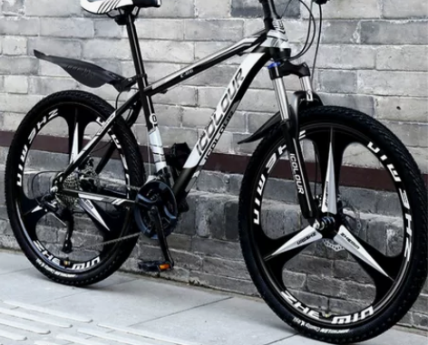 山地自行车男变速越野减震单车新型公路赛车青...