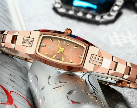 正品手链名表女士手表时尚钨钢防水时装表韩版...