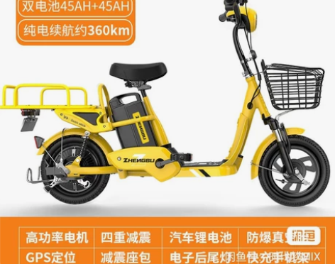 正步踏板外卖电动车新国标长跑王电瓶车锂电池...
