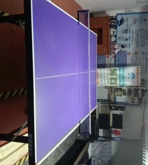 自用标准国际乒乓球桌。九成新送乒乓球拍及球...