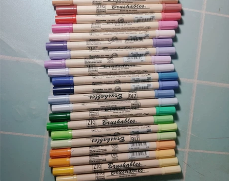 【包邮】日本吴竹7700水彩笔24色 日本...