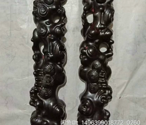 实木镇尺，文房用品，檀木镇尺，保证如图价格...