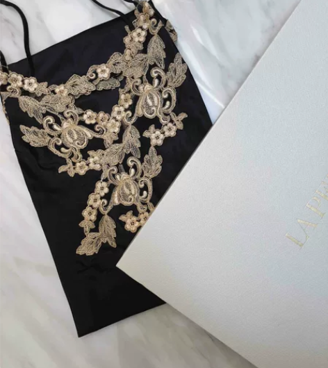 La Perla欧美性感风睡裙 L家的材质...