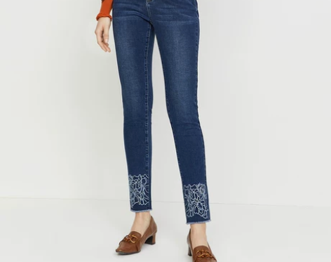 YINER音儿女装冬季新款时尚钉珠绣花拼接...