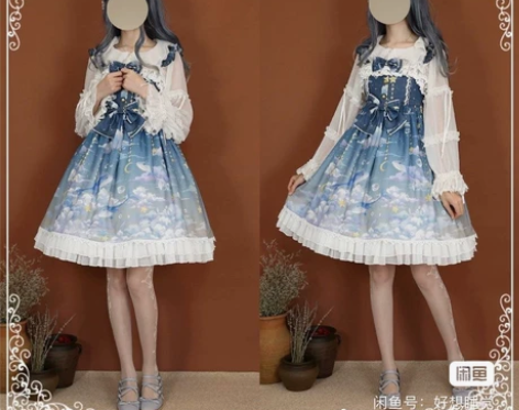 【出 科幻】 亮鲸鲸jsk裙子本体+腰间蝴...