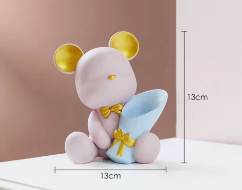 摆件   捧花小熊迷你版 微瑕