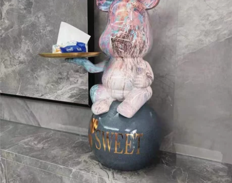 饰品装饰装饰创意暴力熊存钱罐客厅电视柜沙发...