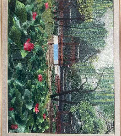 苏绣成品客厅挂画纯手工，40×50 感兴趣...