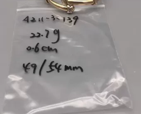 【国内现货】意大利纯银鎏金开口手镯。 工艺...