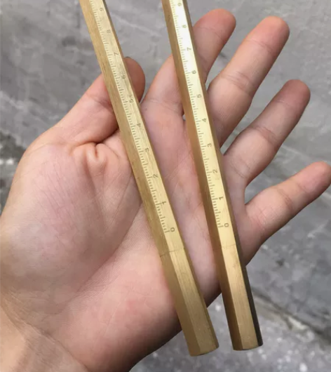 复古金属六角纯黄铜中性笔, 【12元一支包...