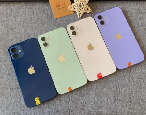 美版苹果12蓝色128G原装有锁iPhon...