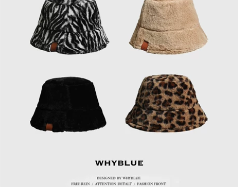 渔夫帽 盆帽渔夫帽WHYBLUE 日系小众...