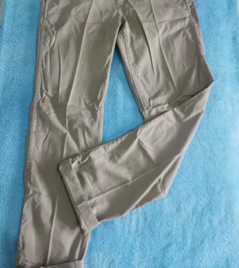 优衣库女款全棉工装休闲裤 购于优衣库专柜尺...