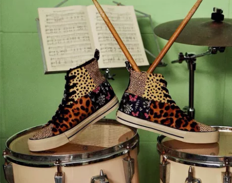 R.Desigual春季新款女士豹纹拼接休...